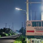 Excitement As Prof. Ize-Iyamu Lights Up UBTH Staff Quarters With Solar Powered Street Light