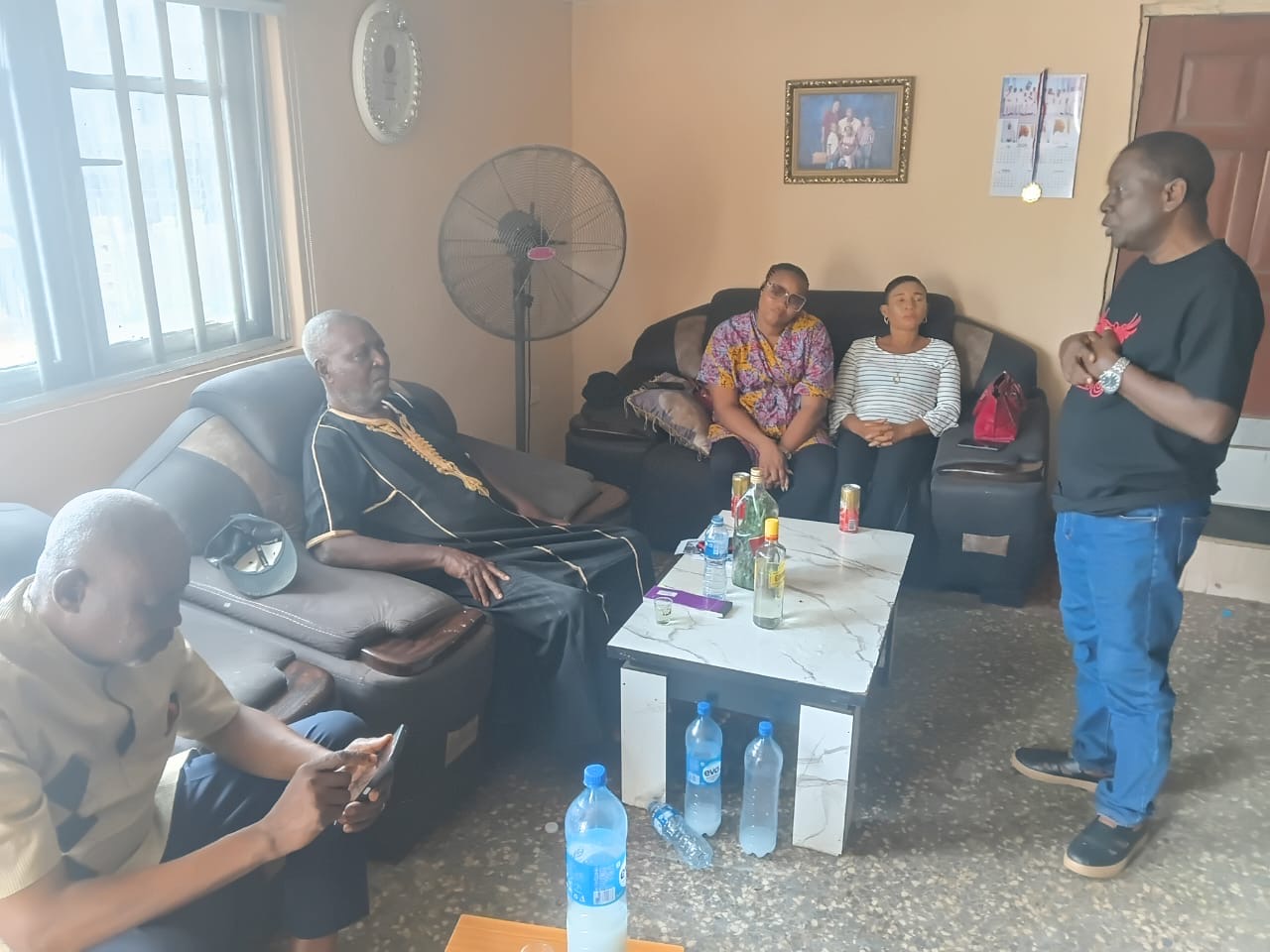 Edo NUJ: The Reliance Chapel Visits Its Grand Patron, Etose Imasogie